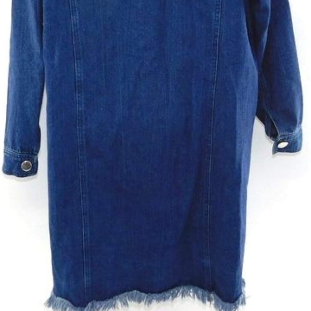 ASOS "The WhitePepper" Long Denim Jacket/Dress - Picture 8 of 10
